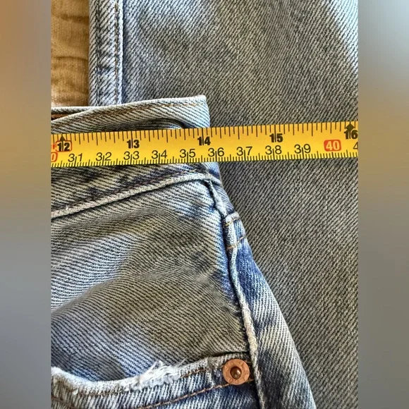 Vintage Levi 501 Rare Python Jeans - See Measurement Photos - Picture 14 of 16